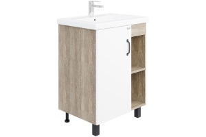 Комплект мебели Onika Тимбер ФОСТЕР-60 белый матовый/дуб сонома (106115) - 3