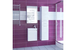 Тумба с раковиной Санта Омега 40 белый - 3