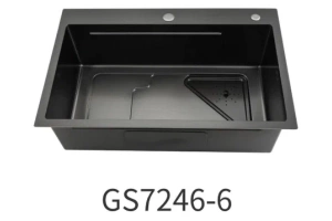 Кухонная раковина Gappo 72х46 черная