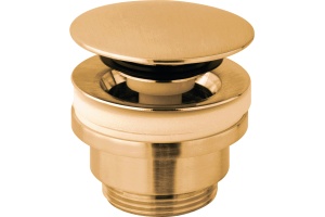 Донный клапан для раковины Paffoni ZSCA050HGSP золото медовое брашированное
