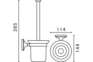Ершик Art&Max Bohemia AM-E-4281-Cr - 3