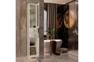 Шкаф-пенал Opadiris Риспекто 30 правый слоновая кость - 2