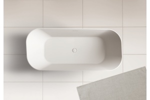 Ванна из искусственного камня Abber Stein 170х75 белый матовый - 3