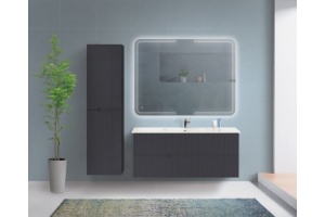 Шкаф-пенал Cezares Duet 150х40 Grafito (DUET-1500-2A-SC-GR-P) - 3