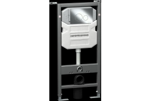 Система инсталляции для унитазов Ceramica Nova Envision с кнопкой Round хром