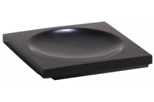 Мыльница Bemeta Gamma 145608310 настольная, черный матовый