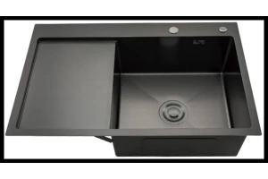 Кухонная раковина Gappo 78х50 черная