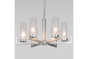 Подвесная люстра Eurosvet Arganie 60133/6 серебро