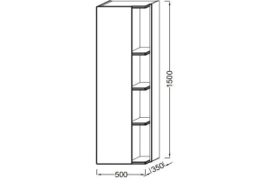Шкаф-пенал Jacob Delafon Terrace (EB1179G-M61) - 2