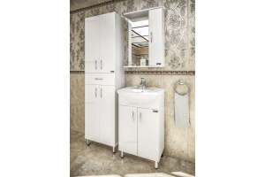 Тумба под раковину Санта Сити 50 белый - 2