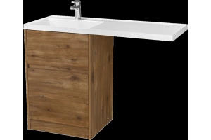 Тумба с раковиной Aquaton Лондри 60 светлое дерево