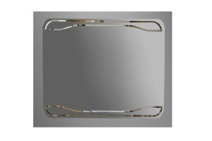 Зеркало без светильника Kerasan Waldorf 80х70 (740701)