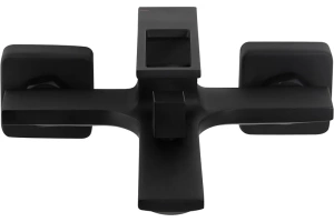 Смеситель для ванны с душем BelBagno Luce черный матовый (LUC-VAS-NERO) - 3