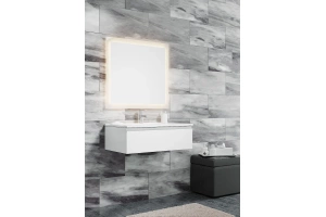 Тумба с раковиной Sanvit Авеню-1 90 белый глянец - 2