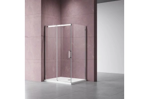 Душевой уголок Vincea Dice 130х80 профиль хром стекло прозрачное - 2