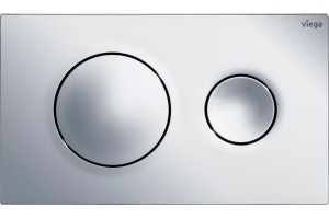 773779 Prevista Панель смыва для унитазов Visign for style 20, пластик, цвет хром, модель 8610.1 - 2