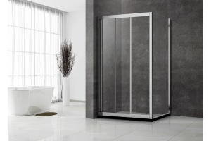 Душевой уголок Veconi Rovigo 150х80, хром (RV031-15080-01-C5)