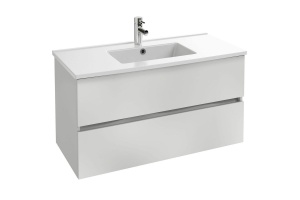 EB2383-J5 Tolbiac Тумба под раковину 100см, 2 ящика, цвет белый лак