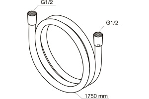 Душевой шланг AM.PM F0400164 - 2