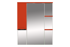 Жасмин - 85 Зеркало - шкаф лев. (свет) красная ПЛЕНКА