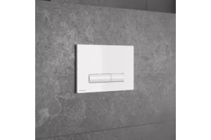 Кнопка смыва Excellent Aurro белая матовая - 2