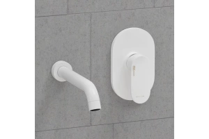 Смеситель для раковины WasserKraft Mindel белый матовый - 2