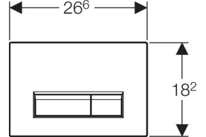 Кнопка смыва Geberit Sigma 40 115.600.SI.1 с системой удаления запахов - 3