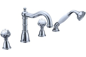 Смеситель Boheme Brillante 393 на борт ванны