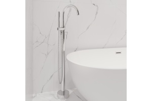 Смеситель для ванны с душем STWORKI Эстерсунд ES-06cr напольный - 3
