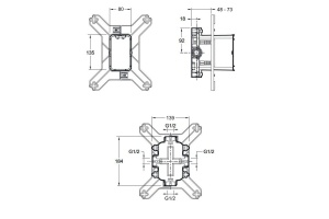 Скрытая часть Jacob Delafon Modulo 98699D-NF - 2
