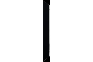 Боковая стенка Vincea Alpha 80х190 хром стекло прозрачное