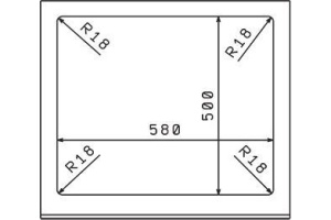 Мойка кухонная Florentina Липси 600 бежевый - 3