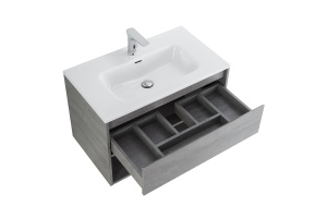 Комплект мебели BelBagno Kraft 80 серый - 3