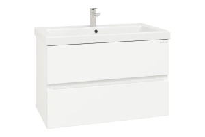 Тумба с раковиной Onika Эвада 78 белая