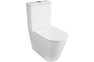 Бачок унитаза-компакта OWL Vind Cirkel-G, двойной слив 36л, арматура WDI - 3