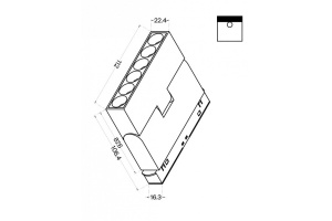 Накладной светильник Maytoni Points rot TR033-4-6W3K-M-DS-B - 2