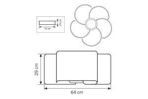 Потолочная люстра Lightstar Simple Light 811 811052 - 3