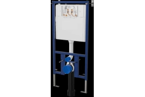 Инсталляция для подвесного унитаза Vincea 51 синяя с белым