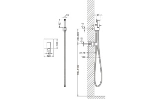 Гигиенический душ Timo Briana 7189/00SM со смесителем - 3