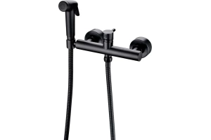 Гигиенический душ Bravat со смесителем, черный D9141BW-RUS