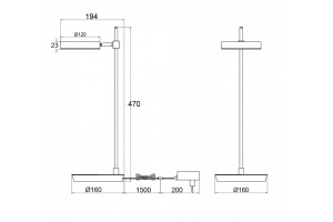Настольная лампа Maytoni Fad MOD070TL-L8B3K - 2