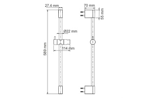 NEW A190 Стойка для душа - 3