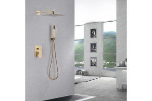 Душевая система ABBER Daheim золото матовый (AF8219G) - 2