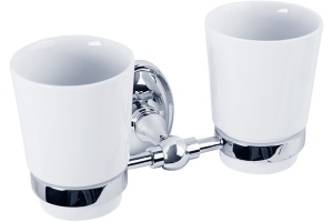 Стакан Veragio Bonjour VR.BNR-7842.CR двойной, хром