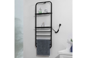 Полотенцесушитель N-337В Matt Black (1010х400x130)