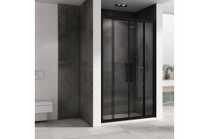 Душевая дверь Abber Schwarzer Diamant 140 профиль черный (AG33140BH) - 2