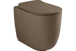 Унитаз приставной Kerasan Nolita коричневый матовый (531888)