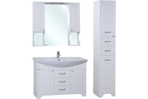 Тумба для комплекта Bellezza Камелия 105 белая - 2