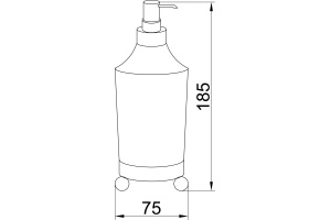 Дозатор Boheme Hermitage Bronze 10329 - 2