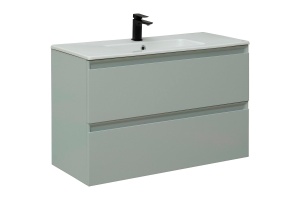 Тумба под раковину Allen Brau Eclipse 100 светло - зеленый матовый - 3